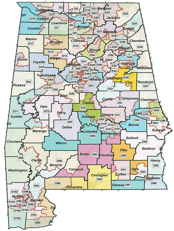 House district map.